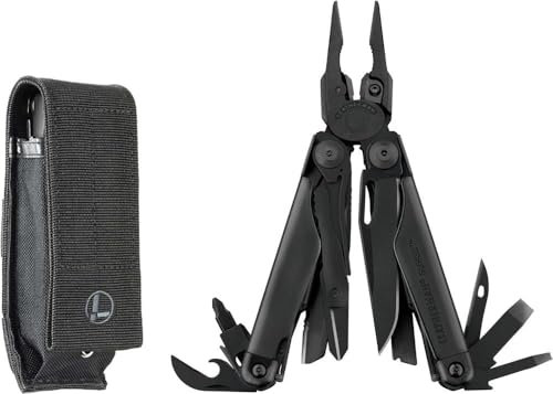 Leatherman Surge Multi-Tool - 21 Heavy-Duty Tools with Blades, Black