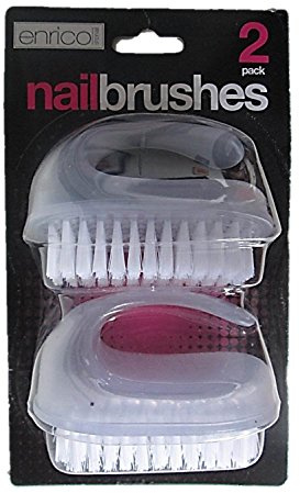 Enrico Pack of 2 Nail Brushes with Handles