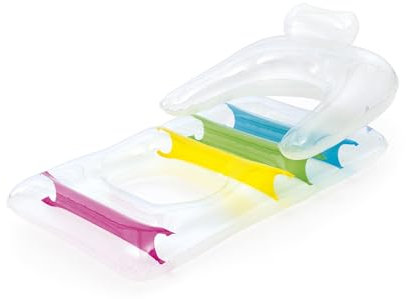 Bestway Luftmatratze, Kool Lounge, 165 x 89 cm, durchsichtig