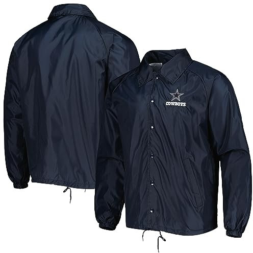 Dunbrooke Apparel NFL Dallas Cowboys Herren Coaches Windbreaker Jacke, 2X, Marineblau