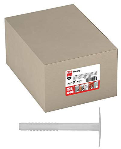 TOX 2210244 Tassello Isolante Husky 8x100 mm, 50 pz, 02210244, Bianco