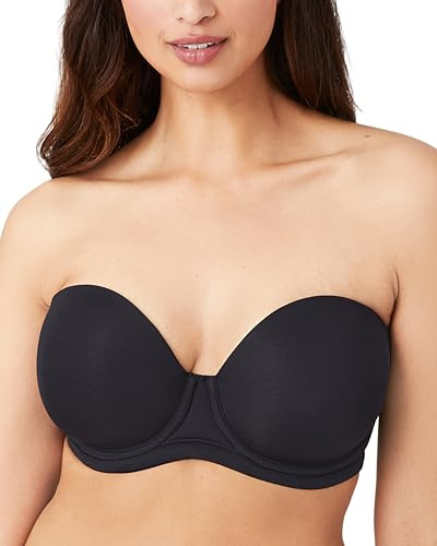Wacoal Red Carpet Full-Busted Strapless Bra 854119 Black 38DDD