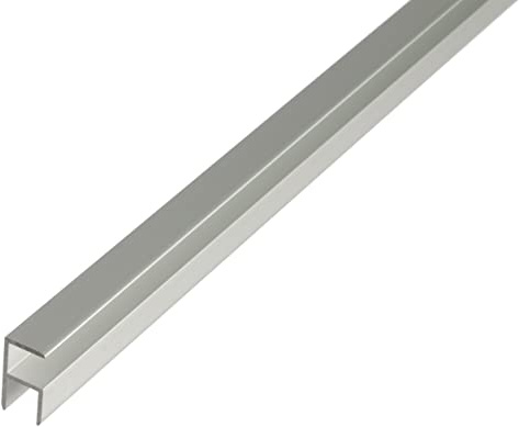 Alberts 030852 Eckprofil | selbstklemmend | Aluminium, silberfarbig eloxiert | 2000 x 19,5 x 38,9 mm