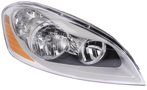 TYC Main Headlights, H9 H7, Right, Clear Lens, Halogen, Volvo XC60 (2004-2013)