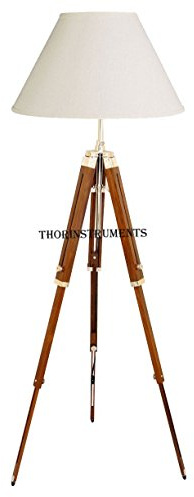 Thor Classic Case Marino Tripod Floor Lamp Retro Vintage Wood Tripod Lam