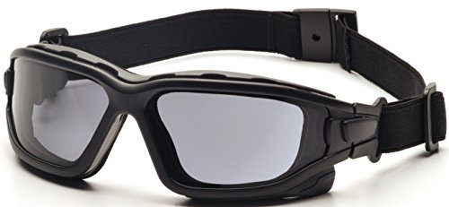 Pyramex Safety Pyramex I-Force Slim Safety Goggle, Black Frame/Gray Anti-Fog Lens
