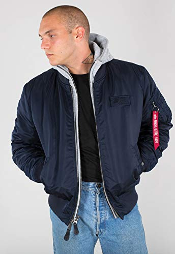 Alpha Industries MA-1 D-Tec Bomberjacka för män Rep.Blue