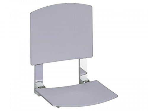 Keuco 14980010038 Plan Klappsitz Wandmontage lichtgrau verchromt