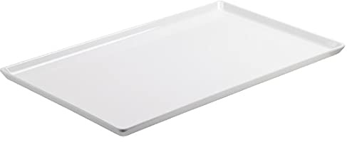 APS 83925 Tablett GN 1/2 Float, 32,5 x 26,5 cm, Höhe 3 cm, Melamin, weiß