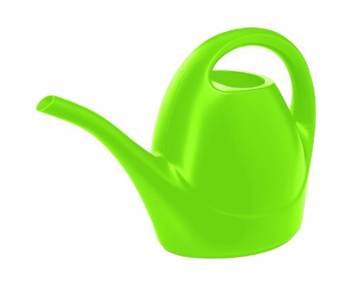 Emsa 508673 Gießkanne, Klassisches Design, Volumen 5 Liter, Kunststoff, Grün, Oase