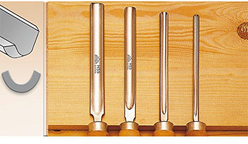 Stubai 700507 - Formón forma cilíndrica, HSS, 7 mm