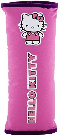 Sparco HELLO KITTY KIT1038 bilbarnstol bälte kudde sovkudde nackstöd för barn bil baby barn säkerhetsbälte bilstol huvudkudde bälte kudde axelskydd, rosa