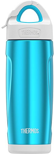 Thermos Vakuumisolierte Edelstahl-Sportflasche mit Trinkhalm 18 oz blaugrün