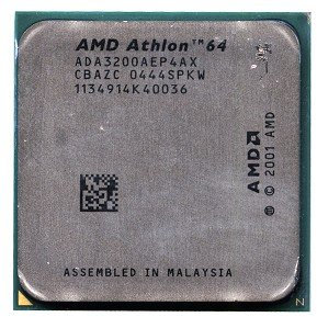 Processeur - 1 x AMD Athlon 64 3200+ / 2.2 GHz - Socket 754 - L2 512 Ko