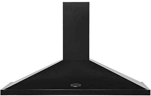 Rangemaster LEIHDC110BC 110cm Chimney Cooker Hood - Black/Chrome