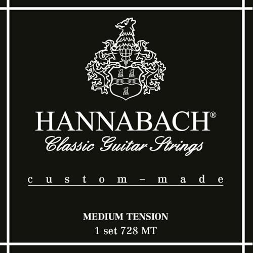 Hannabach klassiska gitarrsträngar Serie 728 Medium Tension Custom Made - Set - 728MT