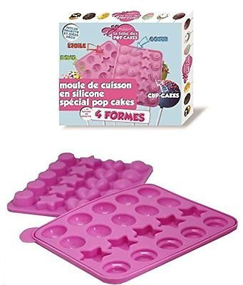 Ard'time POPCPM-2 Moule à Popcake Forme Coeur/Etoile