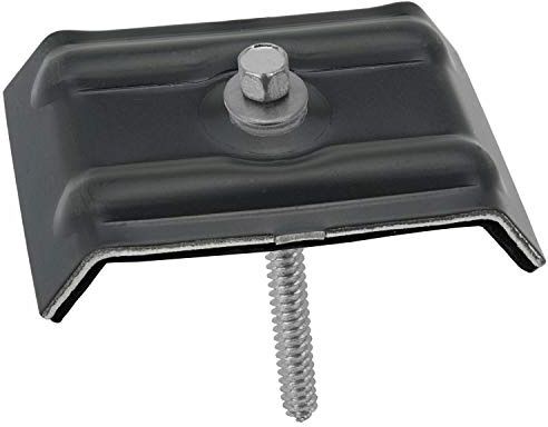 50 Kalotten 41-32 für 35/207 Anthrazitgrau RAL 7016 + Schrauben 6,5x75mm | Set für Trapezbleche, Weckmann W20-1100, 35/207; Fassadenbauschrauben Edelstahl A2 V2A mit Dichtscheibe E16, Lichtplatten