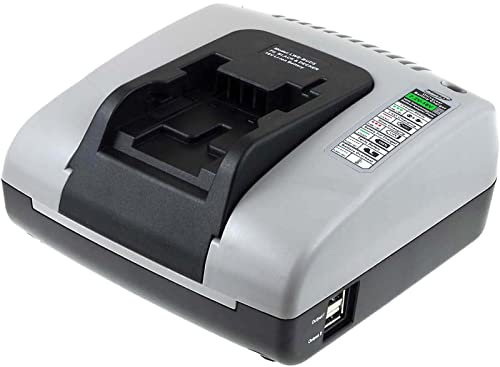 akku-net Akku-Ladegerät mit USB für Black & Decker Heckenschere GTC610L, 18V