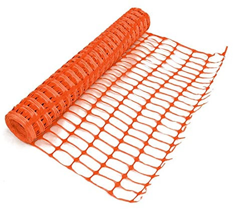 Oypla Heavy Duty Orange Safety Barrier Mesh Fencing 1mtr x 15mtr