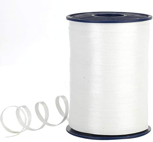 Morex Curling Ribbon 3/16 500 Yds for Gift Wrapping, Balloon String, Birthday Parties, Holidays, Decorations, Snow White