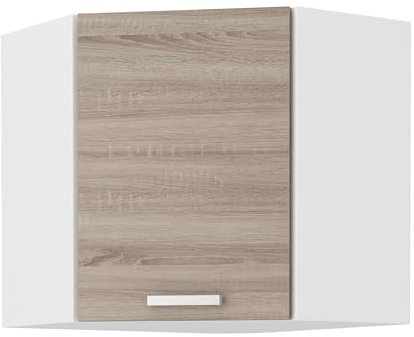 Kuechen-preisbombe Küchen Eckhängeschrank 58x58 cm für das Modell,Dave 240 Eiche Sonoma Trüffel'