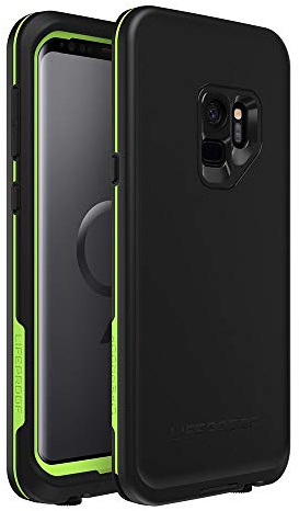 Lifeproof FRĒ SERIES Waterproof Case for Samsung Galaxy S9 - Retail Packaging - NIGHT LITE (BLACK/LIME)