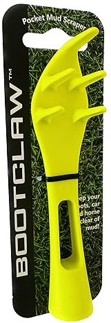 Bootclaw Pocket Mud Scraper for removing heavy, compacted mud from studs and treads of Football Boots, Rugby Boots, Running Shoes, Golf Shoes and Walking Boots