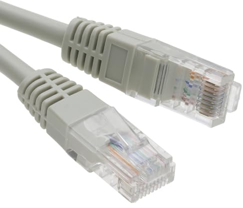 kenable Network Ethernet Cable Cat5e RJ45 UTP Patch Lead 26AWG CCA for PC Laptop Xbox PlayStation Router 5m Grey