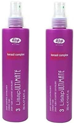 Lisap, Fluido lisciante Ultimate da 250ml, confezione da 2