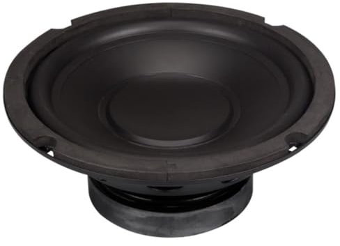 HQ-Power Haut-Parleur, Caisson de Basses, 8, Puissance 350 W/175 W RMS, impédance 8 Ω, Noir