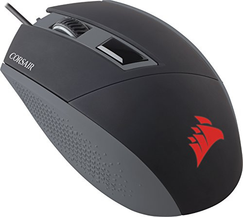 Corsair KATAR Optisch Gaming Maus (Beidhändig, LED-Hintergrundbeleuchtung, 8000 DPI) schwarz
