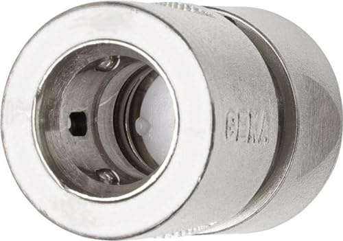 GEKA plus-Schlauchstück Stecksystem, 5/8 - 16mm MS Ni Wasserstopp , 46.0742