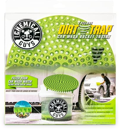 Chemical Guys DIRTTRAP04 Cyclone Dirt Trap Car Wash Bucket Insert Car Wash Filter Removes Dirt and Debris While You Wash (Lime Green)