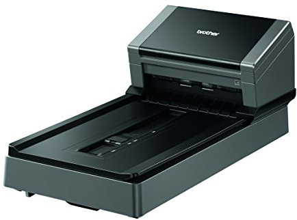Brother PDS-6000F Document Scanner, Professional High Speed Scanner, PC Connected, 2 Sided Scanning, Desktop With Flatbed, Advanced Image Processing, UK Plug