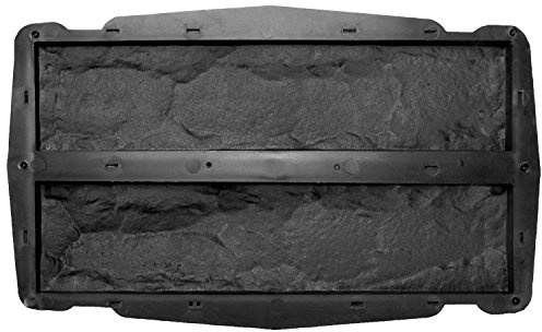 @tec Betonform Schalungsform Riemchen | Gießform Klinker, Wandverkleidung, Naturstein, Bruchsteinoptik, Verblendsteine für Innen und Außen | DIY Wände, Mauern, Kaminsteine (2x (7,6 x 33,5 cm))