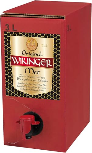 Wikinger Met | 1x3 L | Bag in Box | Original Wikinger Met Honigwein aus dem Ursprungsland der Wikinger in Norddeutschland | Fruchtig-aromatischer Met | 11 % Vol. Honigmet