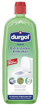 durgol Forte extra starker Entkalker für Urinstein & Kalk (1000ml) - Urinsteinentferner & Kalkentferner für WC, Dusche, Spülkasten - Spezial Profi Kalkreiniger flüssig - Kalkstein Reiniger Toilette