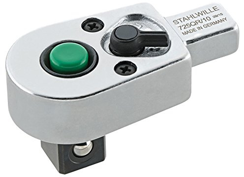 Stahlwille 725QR QuickRelease-Einsteckknarren Große 4, 1/4 Zoll für Werkzeugaufnahme, 9 x 12 mm, 58253004