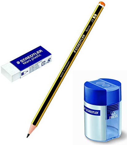 Staedtler Radierer 52650 (3er Set, Mehrfarbig)