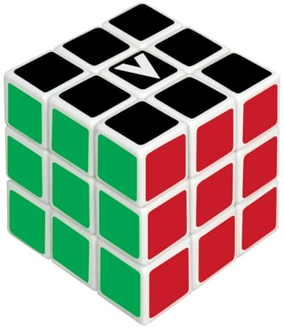 V-CUBE 3 x 3 White Flat, Professional, Fast, and Smooth, Speed Cube, Puzzle, Fidget Toy