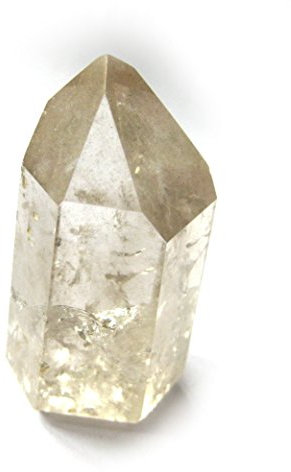 Punta de cuarzo ahumado pulido, 4-5 cm.