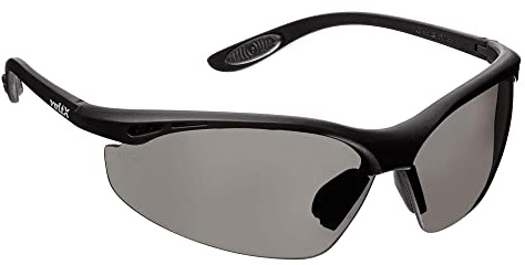 voltX 'CONSTRUCTOR' Gafas de Seguridad que cumplen con la certificación CE EN166F / Gafas para Ciclismo (AHUMADO/GRIS – sin dioptría) Safety Glasses