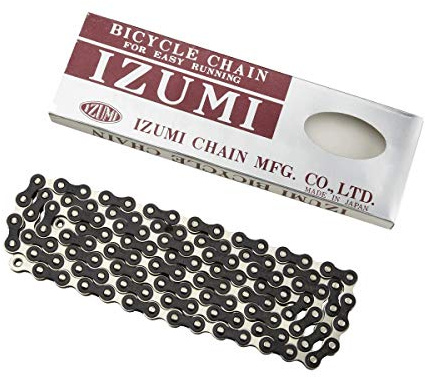 Izumi Standardkette 1/8 x 1/2 (116 Glieder), Silber/schwarz