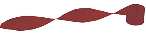 Everflag Krepp-Papier Bordeaux, 10 m x 5 cm 10er Pack