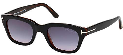 Tom Ford Herren FT0237 05B 50 Sonnenbrille, Schwarz (Nero/Altro/Fumo Grad)