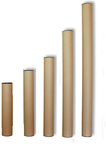 Teilemagnet 30 Versandhülsen 40 bis 100 cm Länge Durchmesser 8 cm Versandrolle Kartonhülse Papierhülse, Hartpapierhülse Papprolle Kartonrolle bis DIN A1+ (50 cm Länge)