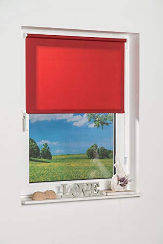 K-home Klemmfix Mini Store 70150 (B:H) Rouge Lumière du Jour, Tissu, 70 x 150