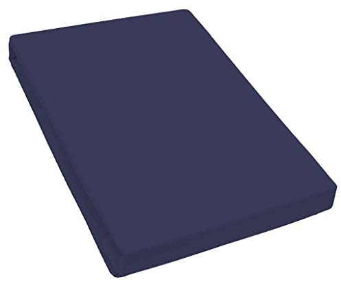 Formesse Bella-Donna Jersey Spannbettlaken marine, 120x200 - 130x220 cm