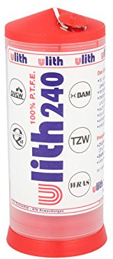 Ulith240 ORIGINAL TWINEFLON Gewindedichtfaden (175m in Dose) aus 100% P.T.F.E. nach DIN-DVGW für Gas nach EN751-3 FRp und GRp und DIN 30660 (NV-5143BP0261)